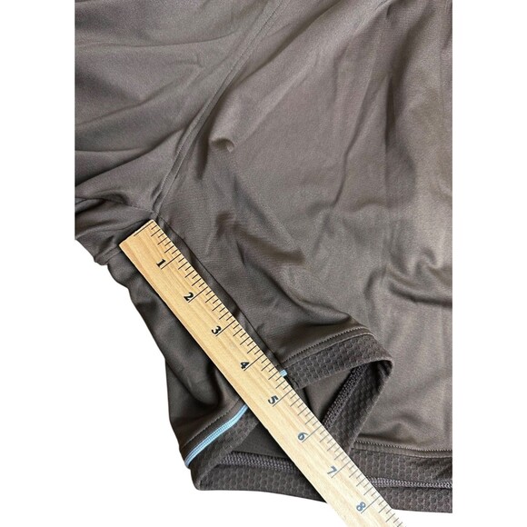 Under Armour Women's Knit Training Shorts Mid Length Size L Brown - Picture 10 of 10
